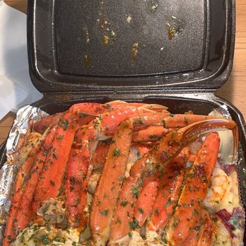 Krab Kingz - Snow krab & shrimp platter - Seafood Near Me - Atlanta, Georgia