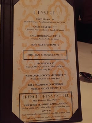 Menu photo 6 Strip House Steakhouse New York, NY Menu photo 6 Strip House Steakhouse New York, NY
