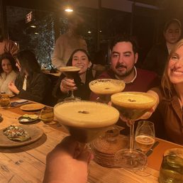Espresso martinis all around!