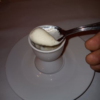 Pastor At Pascal - Potato Truffle Amuse Bouche - French Near Me - Coral Gables, Florida Pastor At Pascal - Potato Truffle Amuse Bouche - French Near Me - Coral Gables, Florida