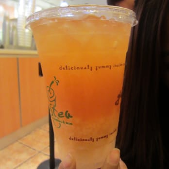 Tastea - Supervisor Nikki S. Special - orange, mango, and pineapple with green tea base and added aloe vera and longan. - Juice Bars & Smoothies Near Me - Garden Grove, California