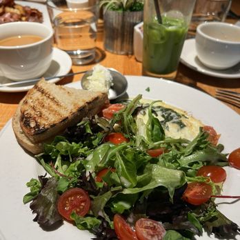 Caroline - Spinach omelette and matcha latte - Bakeries Near Me - Austin, Texas Caroline - Spinach omelette and matcha latte - Bakeries Near Me - Austin, Texas
