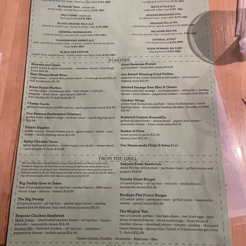 Sequoia Brewing Company - Menu as of 9/25/24 - Breweries Near Me - Fresno, California Sequoia Brewing Company - Menu as of 9/25/24 - Breweries Near Me - Fresno, California