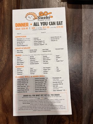 Menu photo 4 Qc Sushi Davenport, IA Menu photo 4 Qc Sushi Davenport, IA