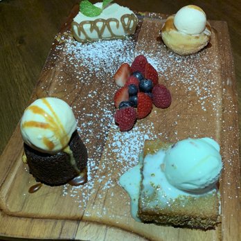 Oak - Dessert Sampler... the best of all so delicious - New American Near Me - Laguna Beach, California Oak - Dessert Sampler... the best of all so delicious - New American Near Me - Laguna Beach, California