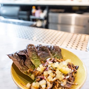 Rooster & Owl - SHIITAKE LARB | forbidden rice | compressed apple | hazelnut - New American Near Me - Washington, DC, District of Columbia Rooster & Owl - SHIITAKE LARB | forbidden rice | compressed apple | hazelnut - New American Near Me - Washington, DC, District of Columbia