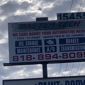 Master Tech - Auto Repair Near Me - Mission Hills, California