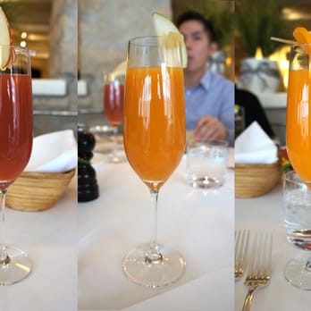 Auberge du Pommier - beautifully presented juice - French Near Me - Toronto, Ontario