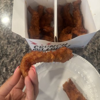 Bonchon South West Las Vegas - 10 piece chicken strips . So thin and missing meat and flavor. - Chicken Wings Near Me - Las Vegas, Nevada Bonchon South West Las Vegas - 10 piece chicken strips . So thin and missing meat and flavor. - Chicken Wings Near Me - Las Vegas, Nevada