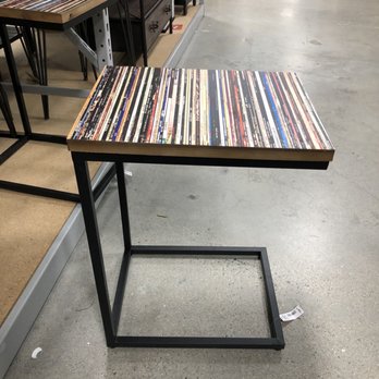 At Home - End table that looks like records - Home Decor Near Me - Warwick, Rhode Island