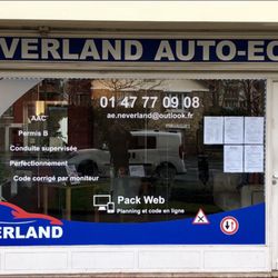 A E Neverland - vitrine de l'auto-école neverland à rueil-malmaison