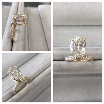 Almar Jewelers - Beautiful piece custom designed to fit around customer's wedding band. - Jewelry Near Me - Grapevine, Texas Almar Jewelers - Beautiful piece custom designed to fit around customer's wedding band. - Jewelry Near Me - Grapevine, Texas