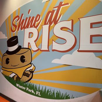 Rise Southern Biscuits & Righteous Chicken - Cute mural - Chicken Shop Near Me - Winter Park, Florida