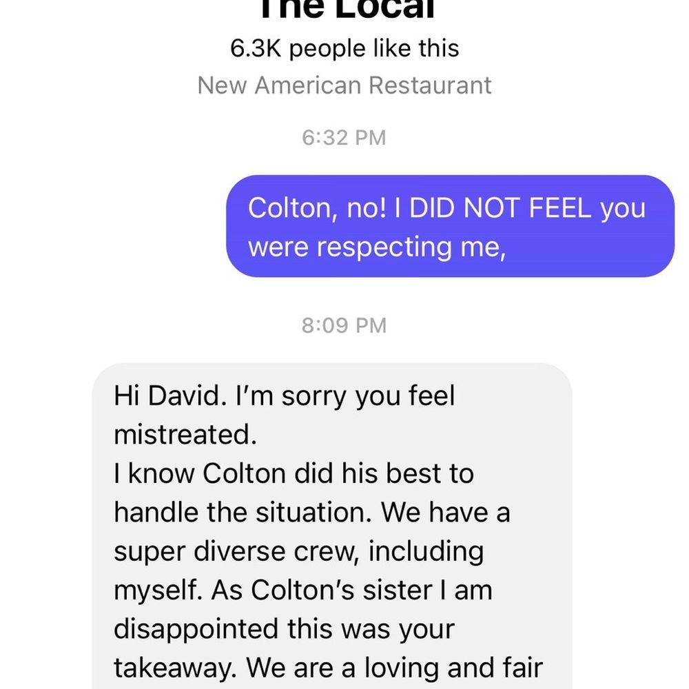 The Local - Colton's sister response. SHE's "disappointed". Someone has some unrecognized privilege... - Bars Near Me - Boone, North Carolina The Local - Colton's sister response. SHE's "disappointed". Someone has some unrecognized privilege... - Bars Near Me - Boone, North Carolina