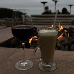 The Inn at Spanish Bay - Red wine (not sure which one) and the Nutty Scotsman