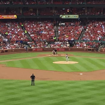 Busch Stadium - View fro coca-cola scoreboard patio - Stadiums & Arenas Near Me - Saint Louis, Missouri