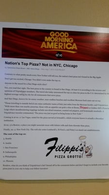 Menu photo 6 Filippi's Pizza Grotto - Norco Norco, CA
