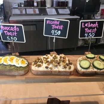 Philz Coffee - Avocado toast, Ricotta toast, and Labneh toast - Coffee & Tea Near Me - Fullerton, California