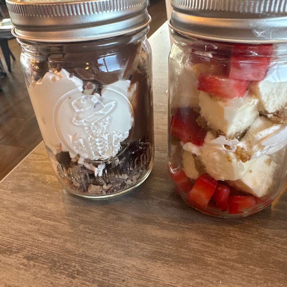 Slim Chickens - Mason Strawberry Cheesecake Jar Dessert - Chicken Wings Near Me - Sparks, Nevada Slim Chickens - Mason Strawberry Cheesecake Jar Dessert - Chicken Wings Near Me - Sparks, Nevada