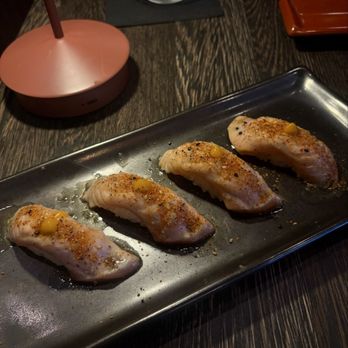 Kinsu Nikkei Sushi - Salmon Passion Nigiri - Sushi Bars Near Me - Miami, Florida