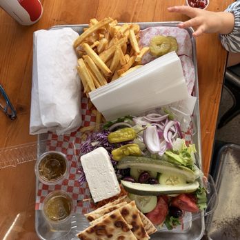 Angelo's Burgers - Greek salad, fries, patty melt, breakfast burrito. - Burgers Near Me - Oceanside, California