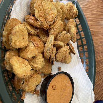 The Fickle Pickle - Fried pickles with spicy remoulade - Southern Near Me - Roswell, Georgia The Fickle Pickle - Fried pickles with spicy remoulade - Southern Near Me - Roswell, Georgia