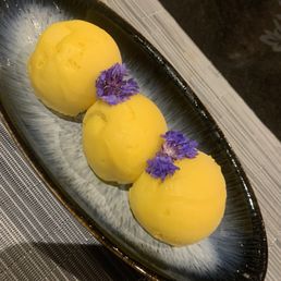 Mango sorbet Mango sorbet