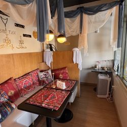 Habibi Tah - Beautiful seating area in the back area