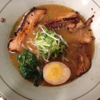 Menya Sandaime - Black Ramen with extra pork belly - Ramen Near Me - Fort Lee, New Jersey Menya Sandaime - Black Ramen with extra pork belly - Ramen Near Me - Fort Lee, New Jersey