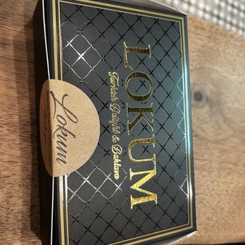 Lokum - The packaging for the baklava - Turkish Near Me - San Luis Obispo, California