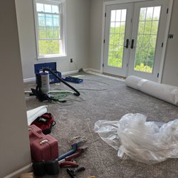 Petersen's Carpet & Flooring - Installation in progress