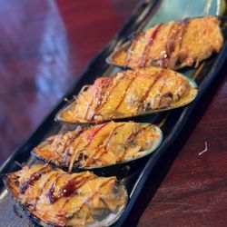 Shogun Japanese Steak and Sushi Bar - Spicy Baked Mussel