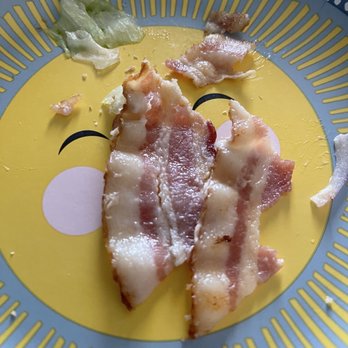 The Trojan Grill - Raw bacon from the club sandwich. - American Near Me - New Kent, Virginia The Trojan Grill - Raw bacon from the club sandwich. - American Near Me - New Kent, Virginia