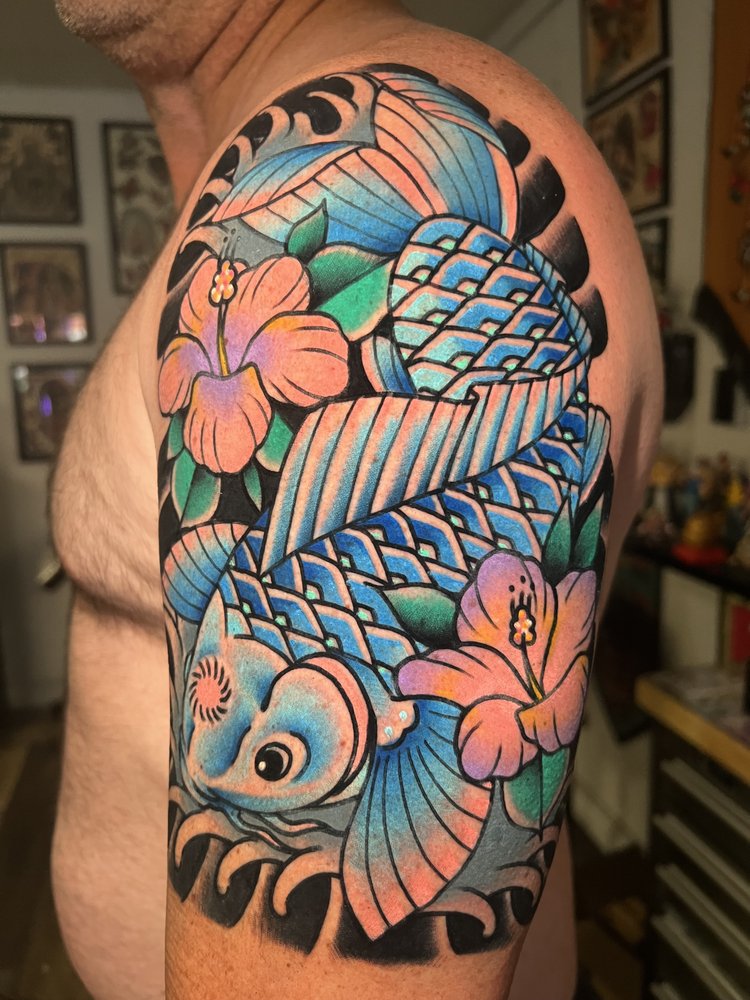 Blue Hawaii Tattoo Maui Logo