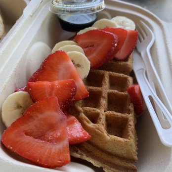 Rooted Coffee - Classic waffle with fruit - Coffee & Tea Near Me - Pleasant Hill, California Rooted Coffee - Classic waffle with fruit - Coffee & Tea Near Me - Pleasant Hill, California