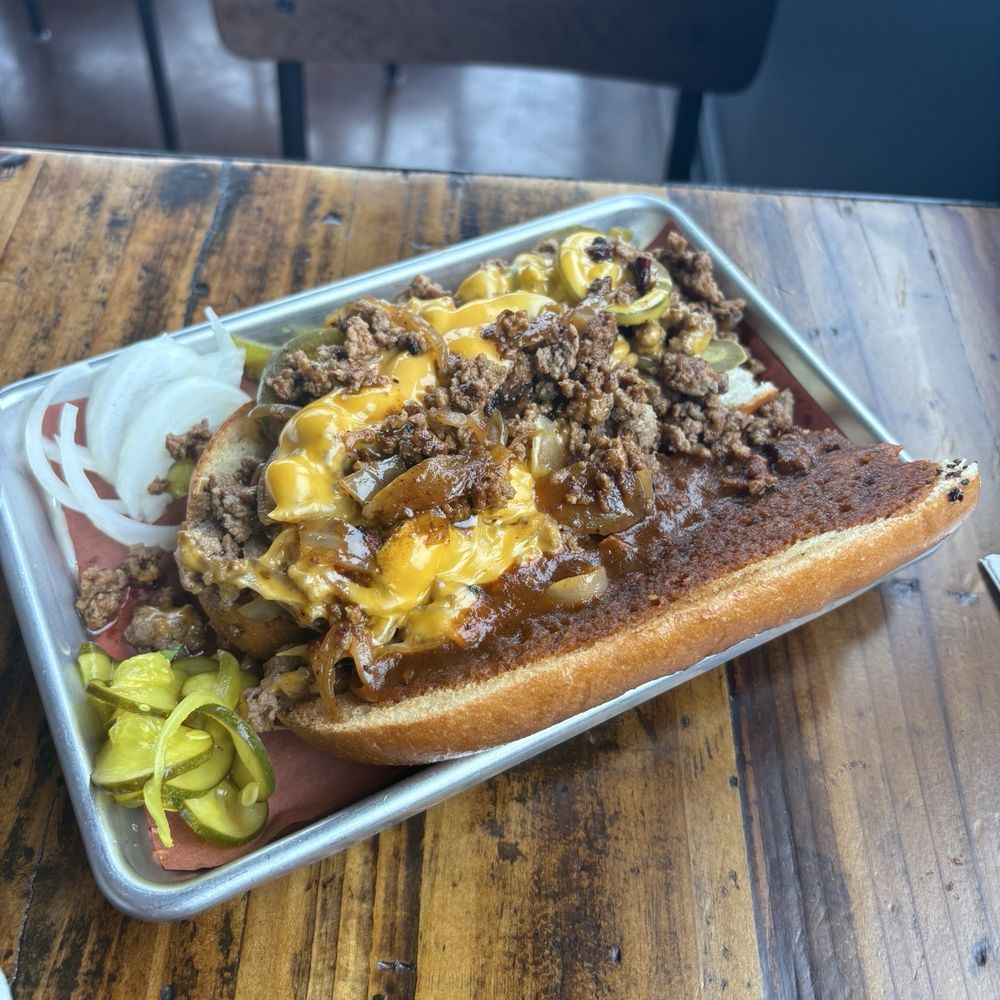 Breakwater Barbecue - Chopped Cheese special - Barbeque Near Me - El Granada, California