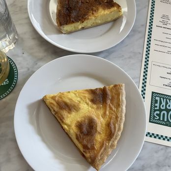 Cafe Sous Terre - Quiche Lorraine (top), quiche Provence (bottom) - Cocktail Bars Near Me - Detroit, Michigan