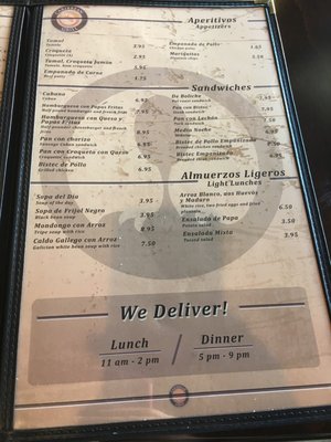 Menu photo 6 Caribbean Grill Cuban Restaurant Coconut Creek, FL