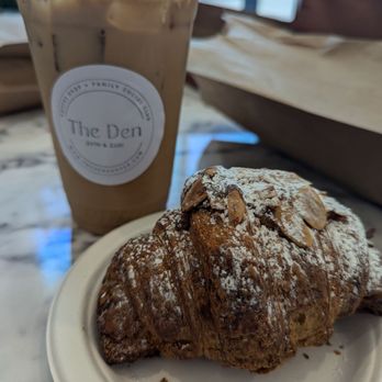 The Den - Brown Sugar Latter and Almond Croissant - Community Centers Near Me - Denver, Colorado