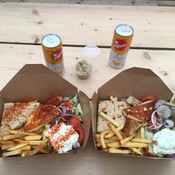 The Athenian - boxpark - Greek Near Me - London, XGL The Athenian - boxpark - Greek Near Me - London, XGL