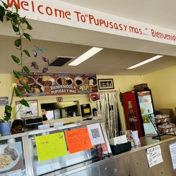 Pupusas Y Mas - the front counter of a restaurant - Latin American Near Me - Covina, California