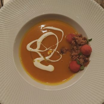 Prospect - Roasted honeynut squash soup - New American Near Me - San Francisco, California