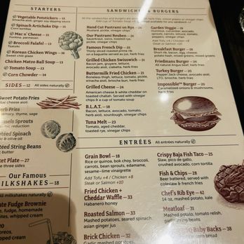 Friedman's - menu - Breakfast & Brunch Near Me - New York, New York