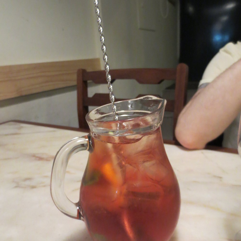 Sal Grosso - I think only the tourists ordered sangria as this was 12EU, whereas a bottle of wine was 10EU! - Portuguese Near Me - Lisbon, 11