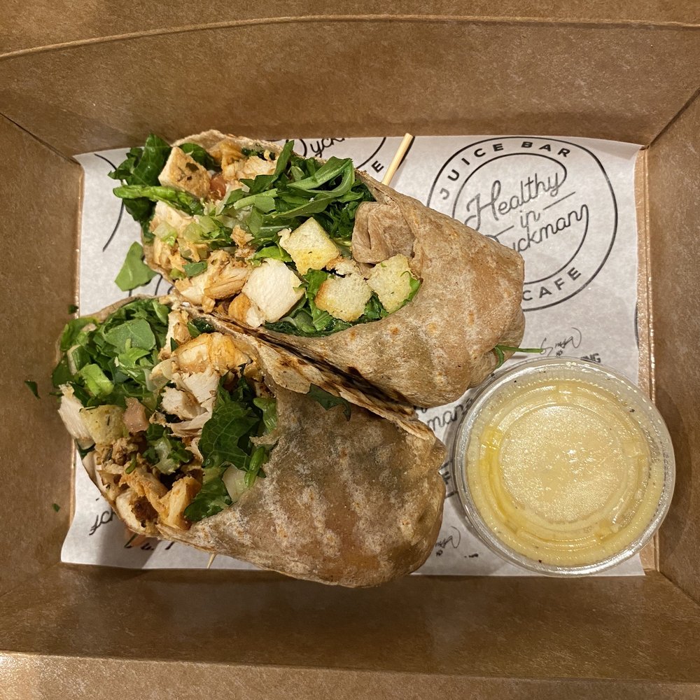Healthy in Dyckman - GRILLED CHICKEN CAESAR WRAP - Vegan Near Me - The Bronx, New York Healthy in Dyckman - GRILLED CHICKEN CAESAR WRAP - Vegan Near Me - The Bronx, New York