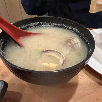 Sushi Kisen - Special miso soup with clams - Japanese Near Me - Arcadia, California Sushi Kisen - Special miso soup with clams - Japanese Near Me - Arcadia, California