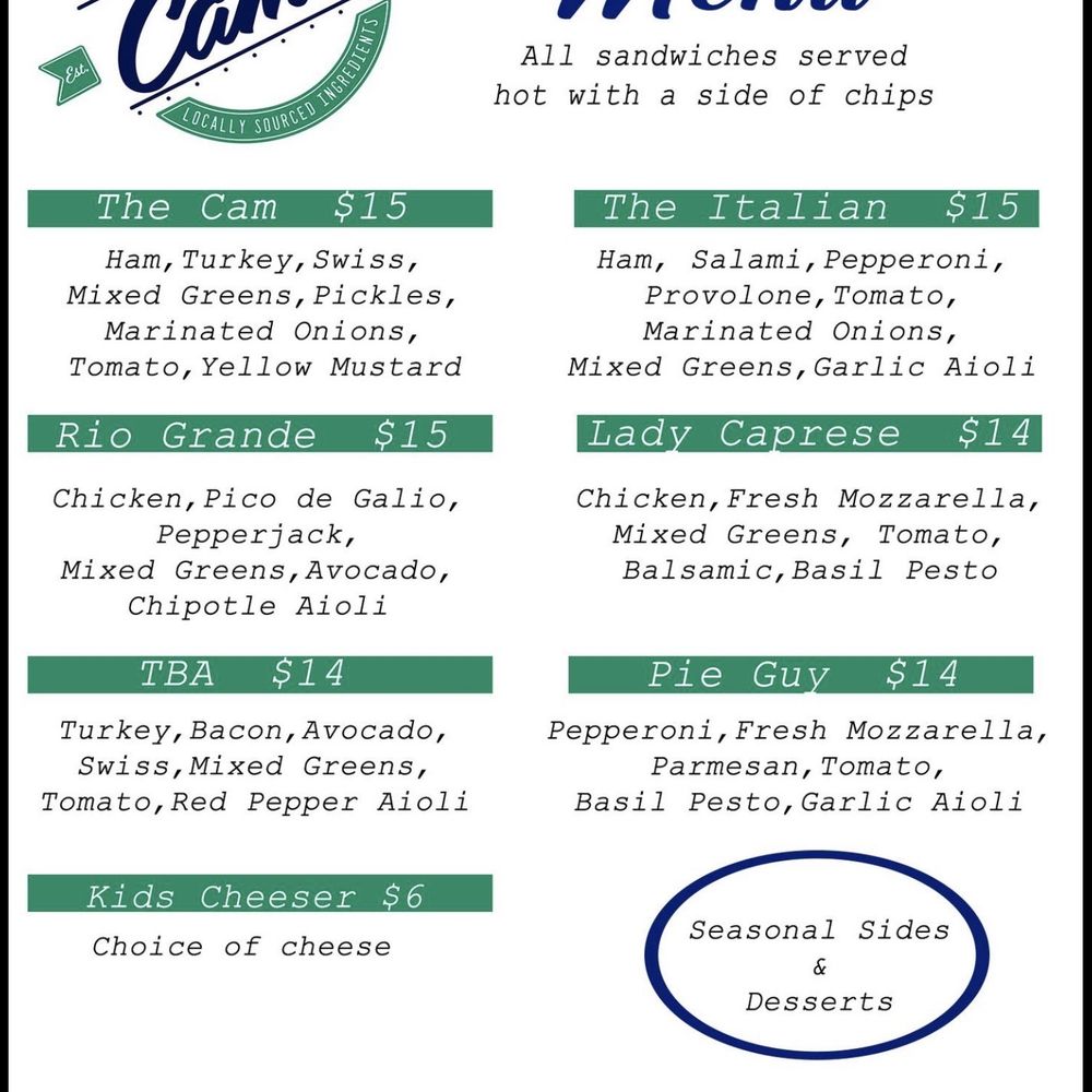 Uncle Cam’s - Menu - Sandwiches Near Me Uncle Cam’s - Menu - Sandwiches Near Me
