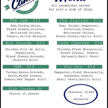 Uncle Cam’s - Menu - Sandwiches Near Me