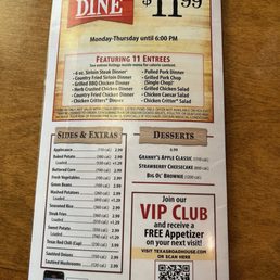 Updated pricing as of 9-20-2025 Early Dine from 4-6pm Updated pricing as of 9-20-2025 Early Dine from 4-6pm