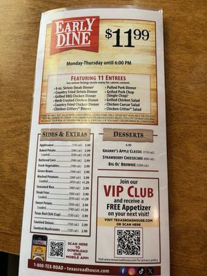 Menu photo 1 Texas Roadhouse Twin Falls, ID Menu photo 1 Texas Roadhouse Twin Falls, ID